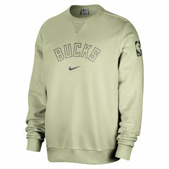 Nike Milwaukee Bucks Courtside Standard Issue Performance Pullover Sweatshirt Green