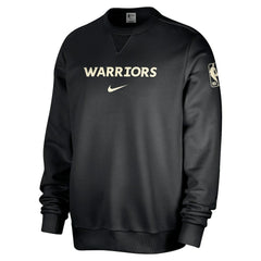 Nike Golden State Warriors Courtside Standard Issue Performance Pullover Sweatshirt Black