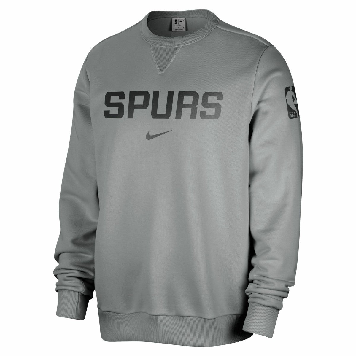 Nike San Antonio Spurs Courtside Standard Issue Performance Pullover Sweatshirt Gray