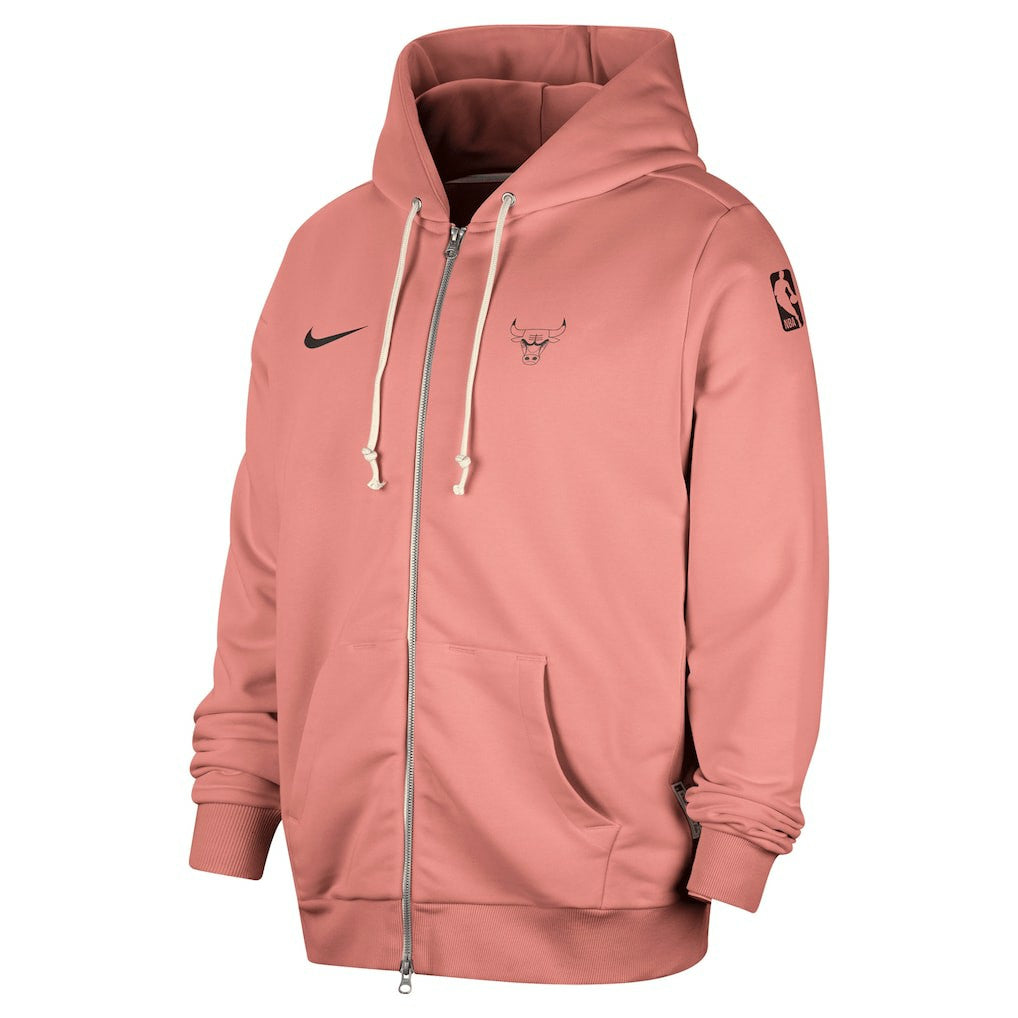 Nike Chicago Bulls Authentic Standard Issue Full-Zip Hoodie Jacket Red