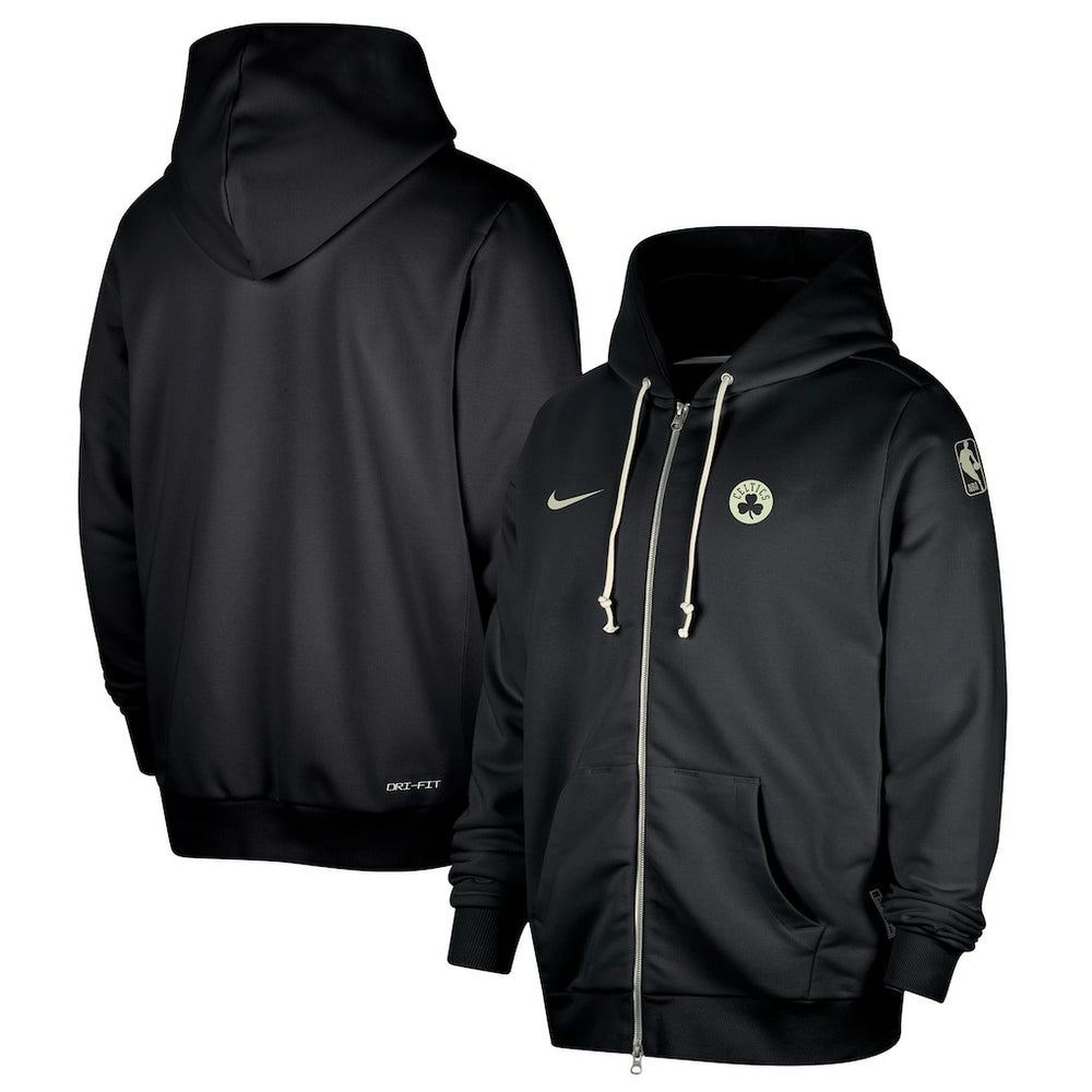 Nike Boston Celtics Authentic Standard Issue Full-Zip Hoodie Jacket Black