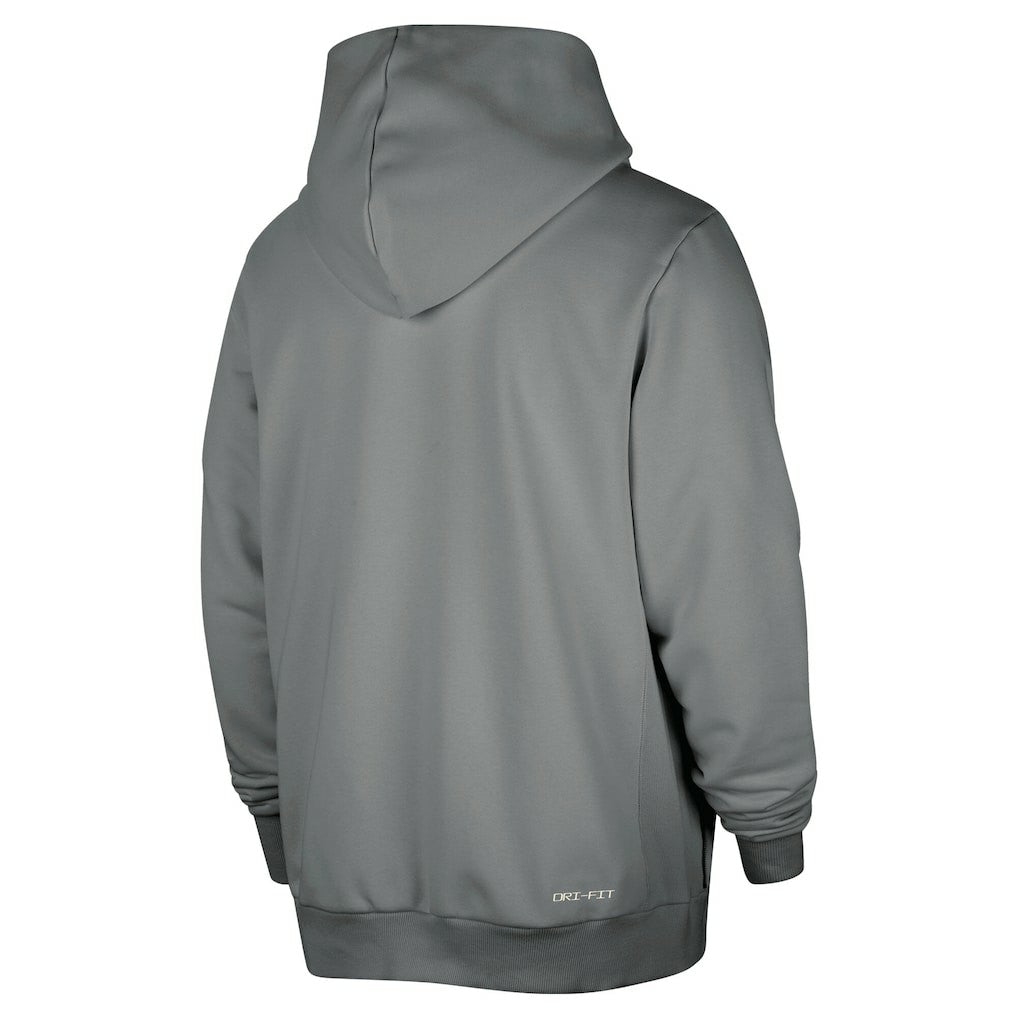 Nike Brooklyn Nets Authentic Standard Issue Full-Zip Hoodie Jacket Gray