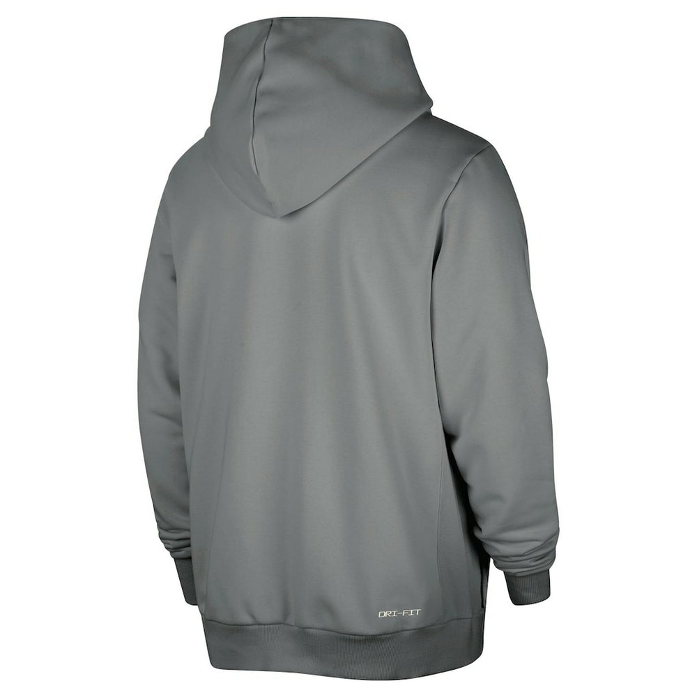 Nike Brooklyn Nets Authentic Standard Issue Full-Zip Hoodie Jacket Gray