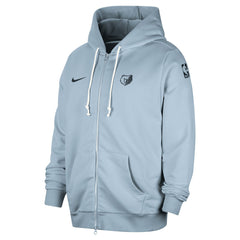 Nike Memphis Grizzlies Authentic Standard Issue Full-Zip Hoodie Jacket Light Blue