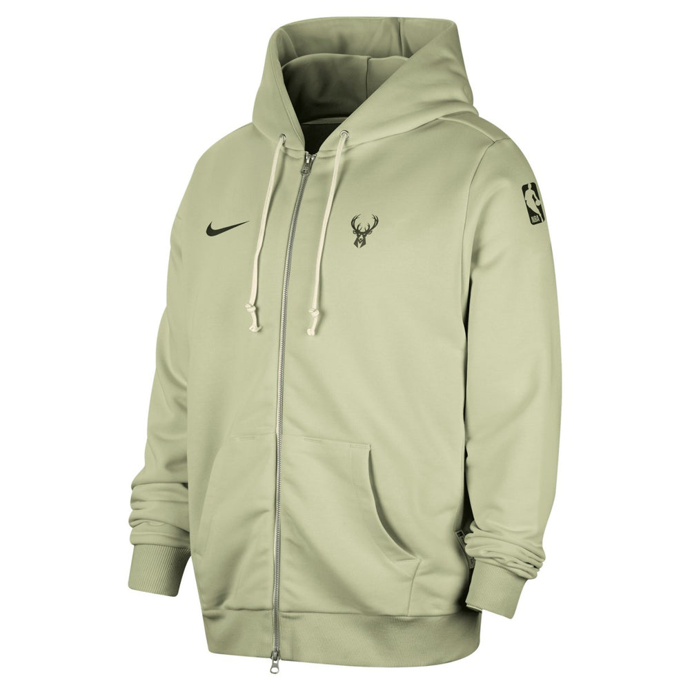 Nike Milwaukee Bucks Authentic Standard Issue Full-Zip Hoodie Jacket Green