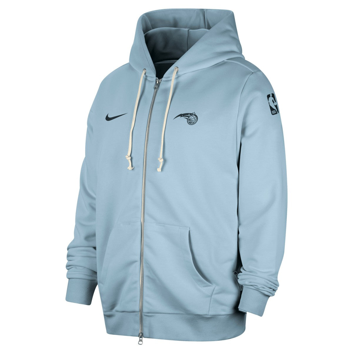 Nike Orlando Magic Authentic Standard Issue Full-Zip Hoodie Jacket Light Blue