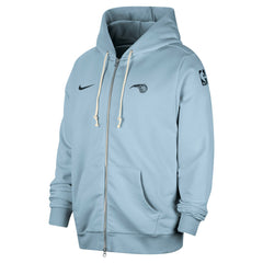 Nike Orlando Magic Authentic Standard Issue Full-Zip Hoodie Jacket Light Blue