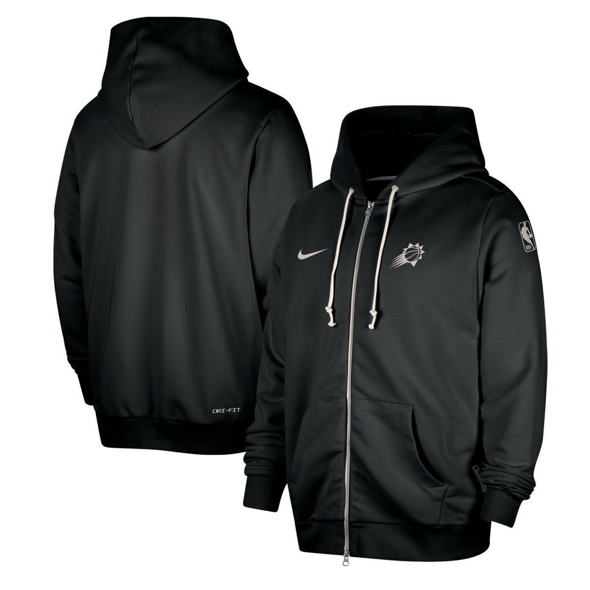 Nike Phoenix Suns Authentic Standard Issue Full-Zip Hoodie Jacket Black
