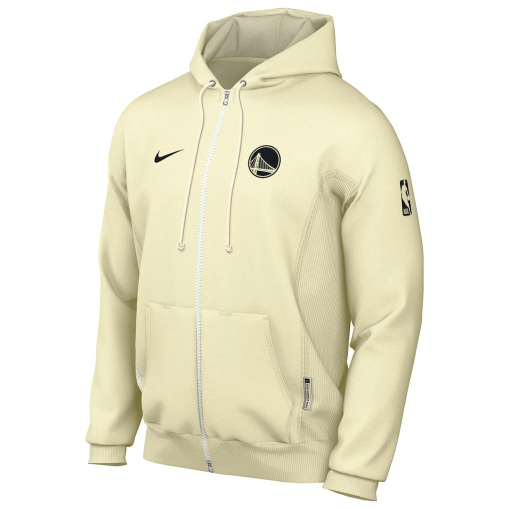 Nike Golden State Warriors Authentic Standard Issue Full-Zip Hoodie Jacket Gray