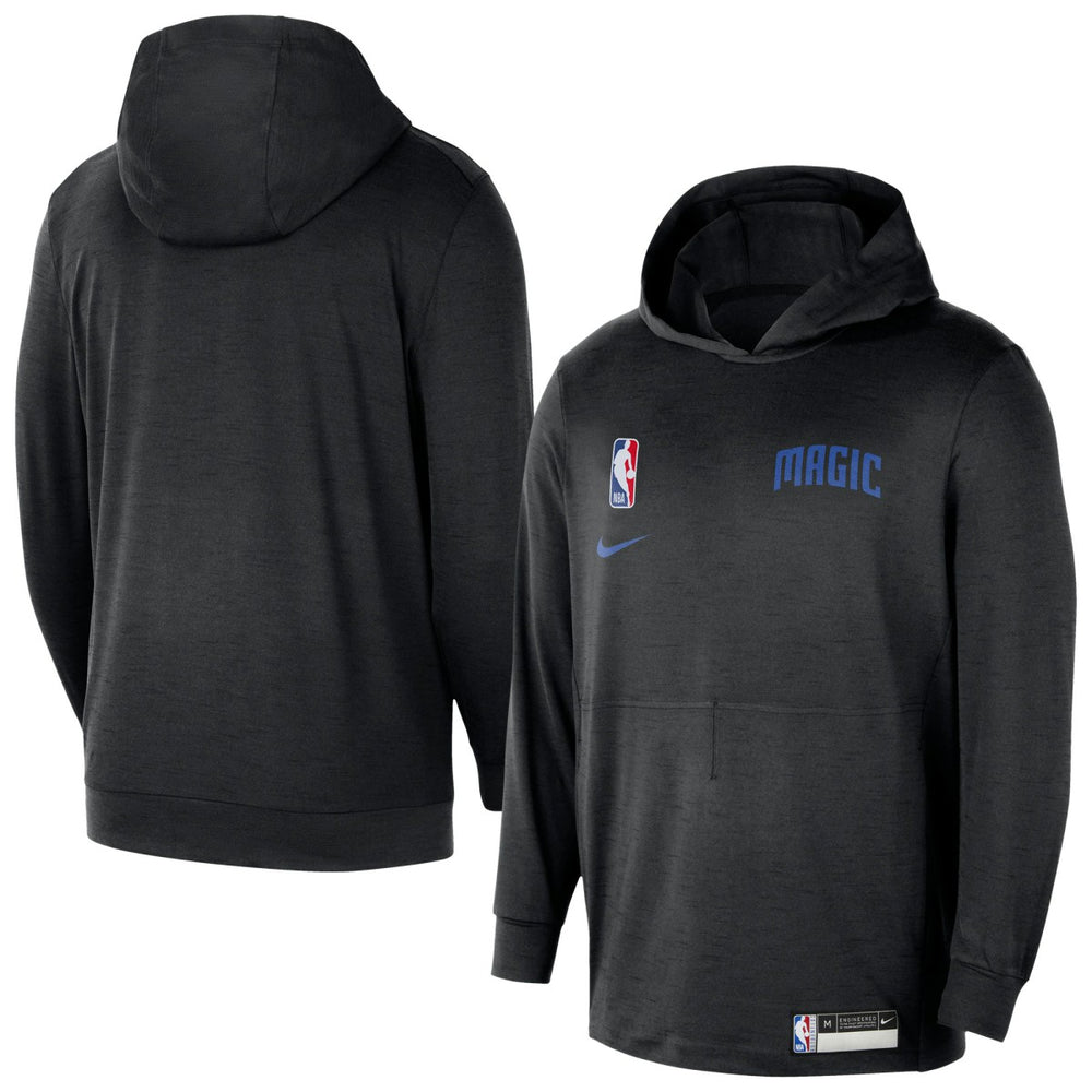 Nike Orlando Magic 2024/25 On-Court Authentic Practice Yoga Restore Lightweight Pullover Hoodie Black