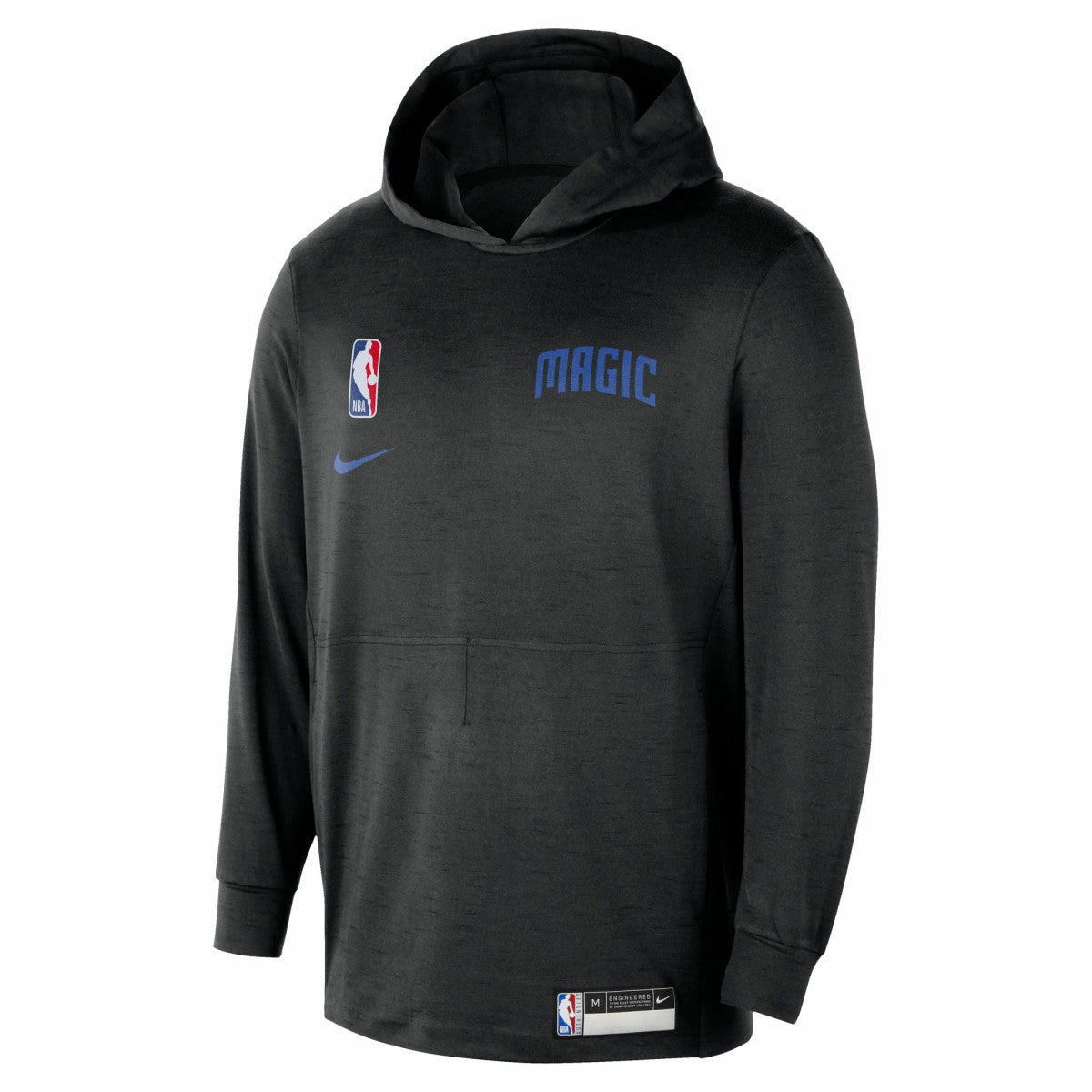 Nike Orlando Magic 2024/25 On-Court Authentic Practice Yoga Restore Lightweight Pullover Hoodie Black
