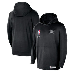 Nike Boston Celtics 2024/25 On-Court Authentic Practice Yoga Restore Lightweight Pullover Hoodie Black
