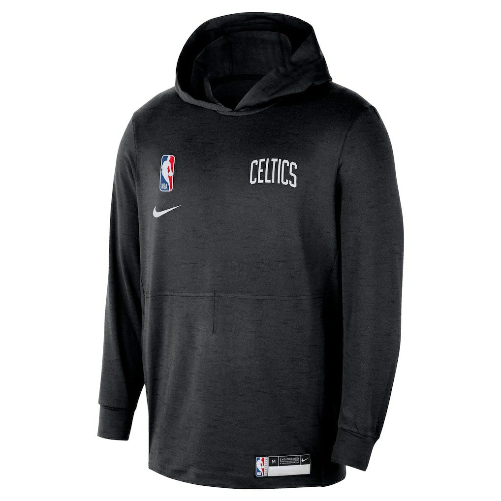Nike Boston Celtics 2024/25 On-Court Authentic Practice Yoga Restore Lightweight Pullover Hoodie Black