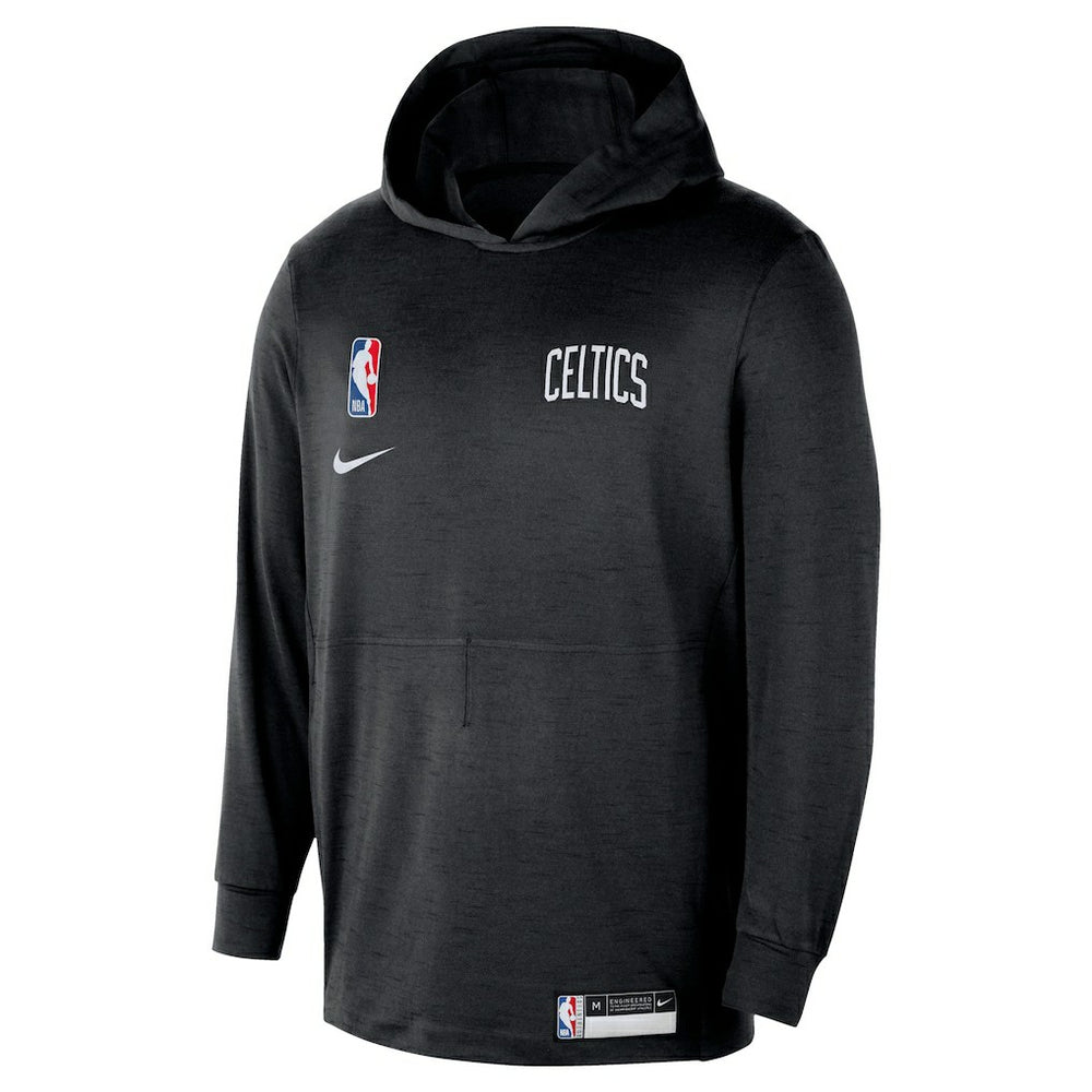 Nike Boston Celtics 2024/25 On-Court Authentic Practice Yoga Restore Lightweight Pullover Hoodie Black