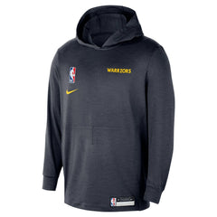 Nike Golden State Warriors 2024/25 On-Court Authentic Practice Yoga Restore Lightweight Pullover Hoodie Navy