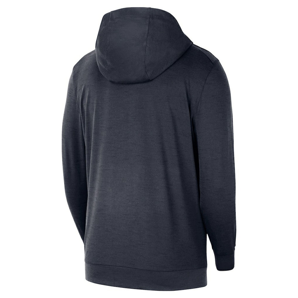 Nike Golden State Warriors 2024/25 On-Court Authentic Practice Yoga Restore Lightweight Pullover Hoodie Navy