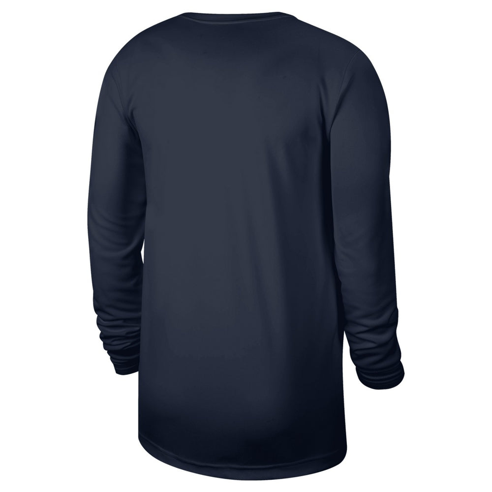 Nike Washington Wizards 2024/25 Legend On-Court Practice Long Sleeve T-Shirt Navy