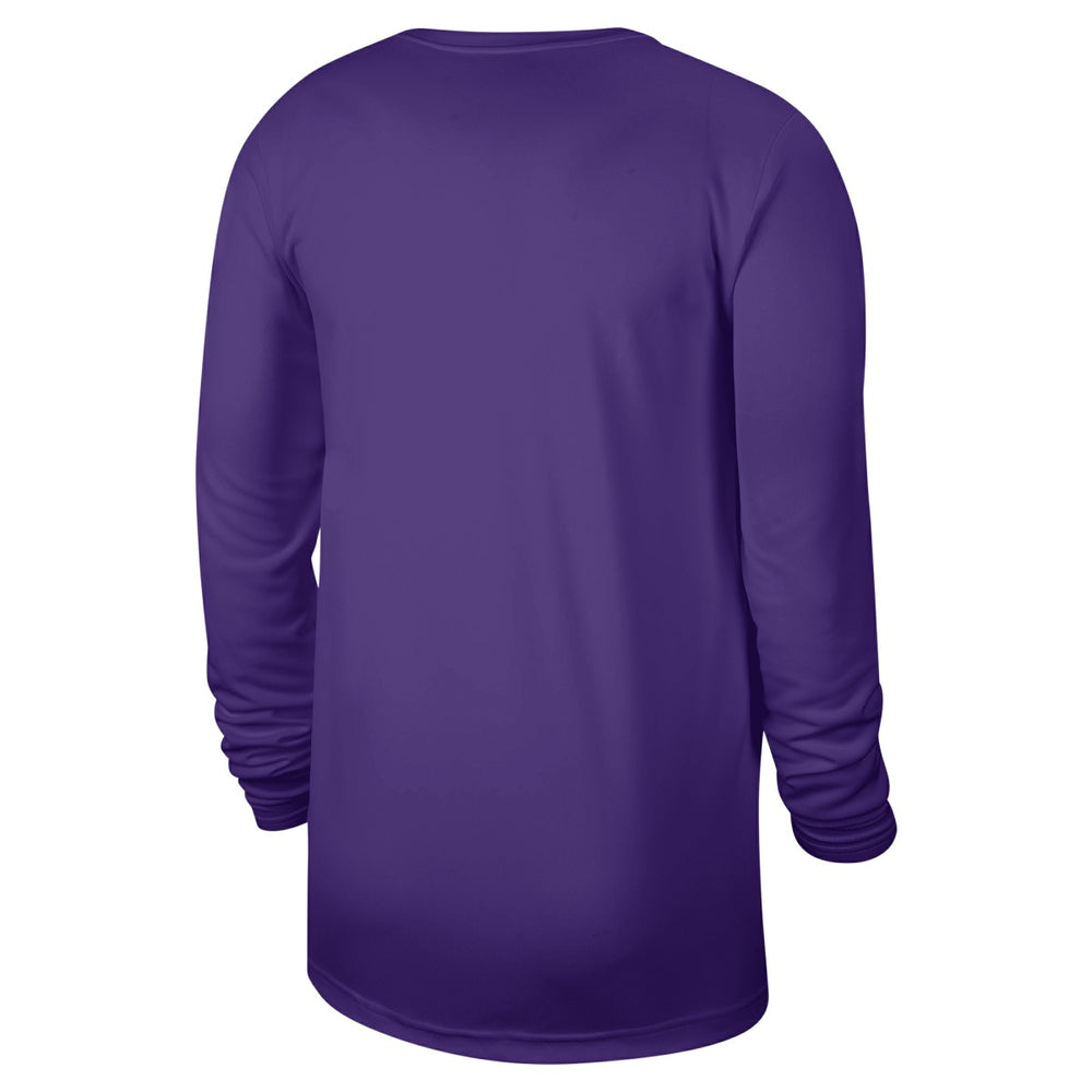 Nike Sacramento Kings 2024/25 Legend On-Court Practice Long Sleeve T-Shirt Purple