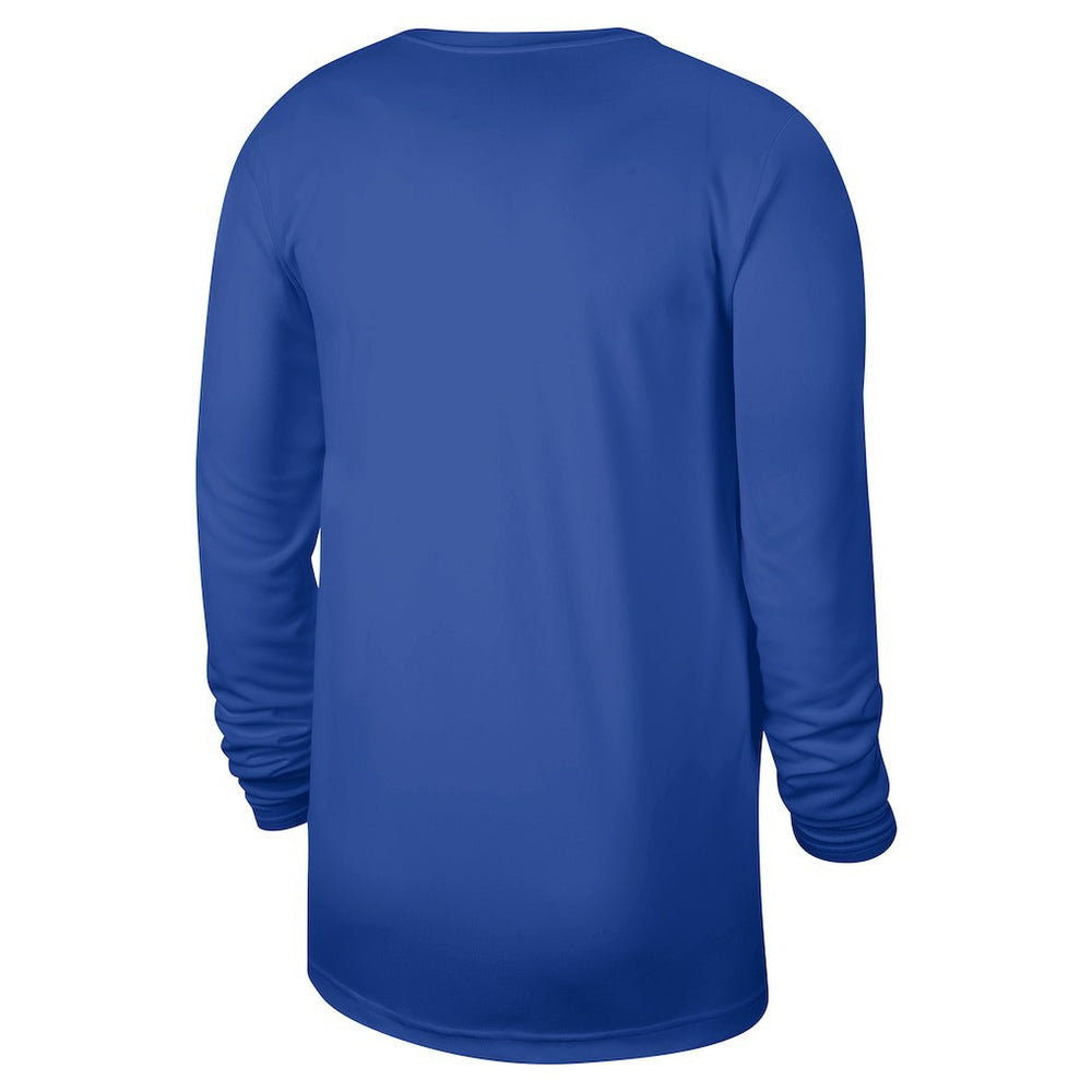 Nike Dallas Mavericks 2024/25 Legend On-Court Practice Long Sleeve T-Shirt Blue
