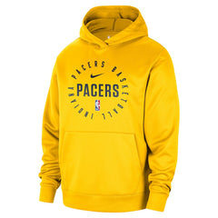 Nike Indiana Pacers 2024/25 Spotlight On-Court Practice Performance Pullover Hoodie Gold