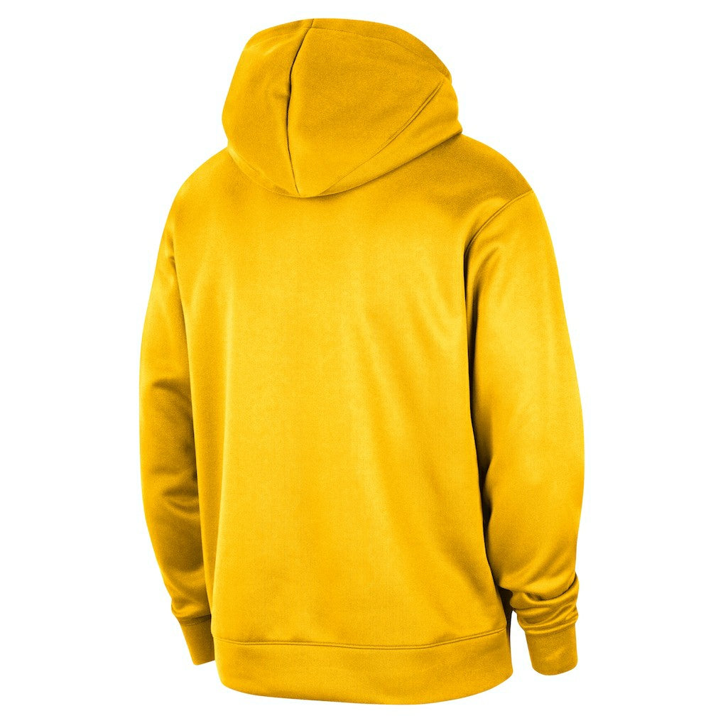 Nike Indiana Pacers 2024/25 Spotlight On-Court Practice Performance Pullover Hoodie Gold