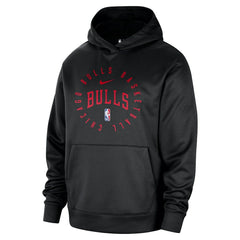 Nike Chicago Bulls 2024/25 Spotlight On-Court Practice Performance Pullover Hoodie Black