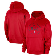 Nike Chicago Bulls 2024/25 Spotlight On-Court Practice Performance Pullover Hoodie Red
