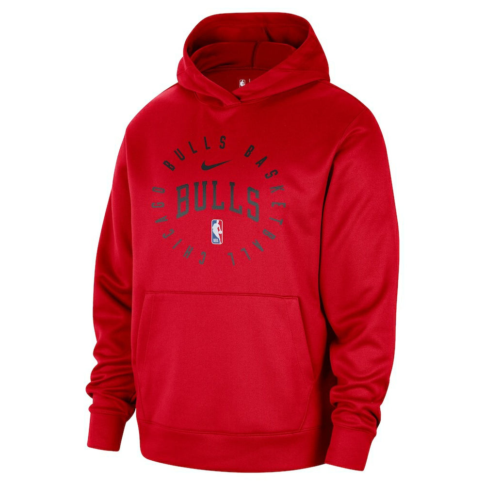 Nike Chicago Bulls 2024/25 Spotlight On-Court Practice Performance Pullover Hoodie Red