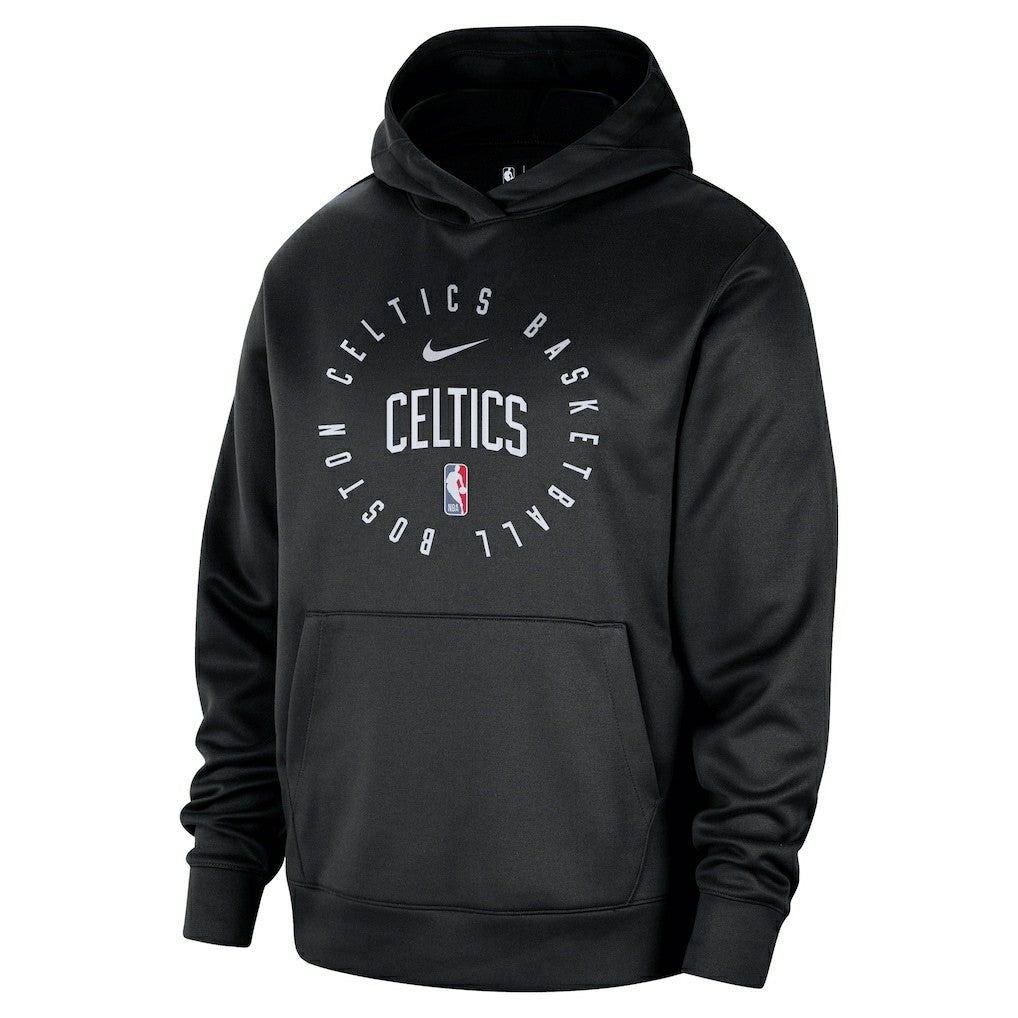 Nike Boston Celtics 2024/25 Spotlight On-Court Practice Performance Pullover Hoodie Black