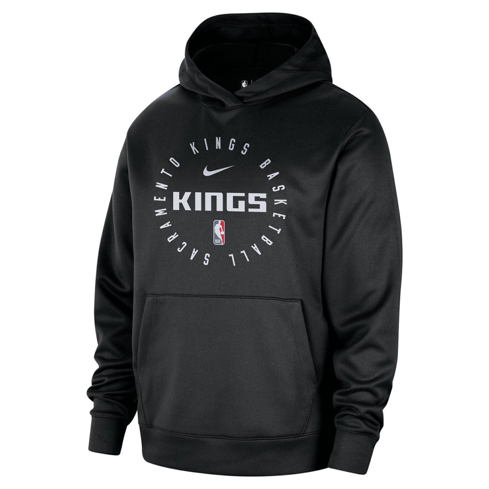 Nike Sacramento Kings 2024/25 Spotlight On-Court Practice Performance Pullover Hoodie Black
