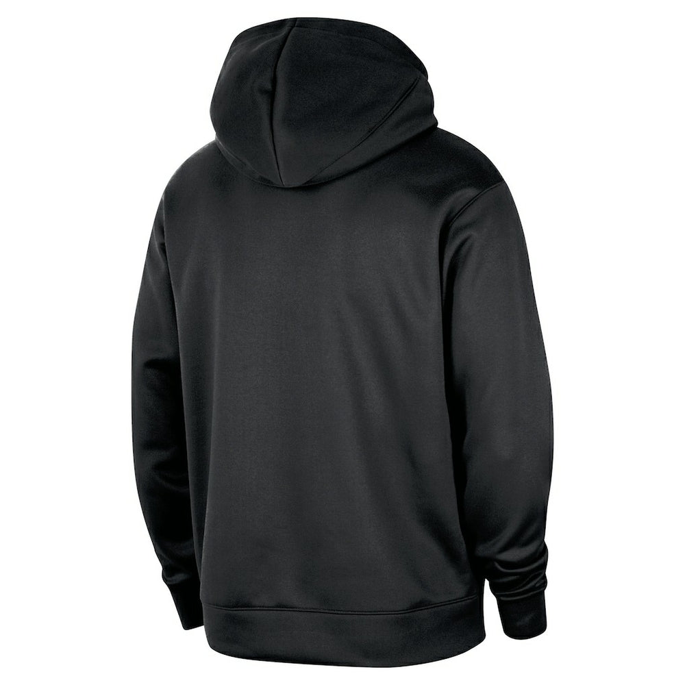 Nike Brooklyn Nets 2024/25 Spotlight On-Court Practice Performance Pullover Hoodie Black