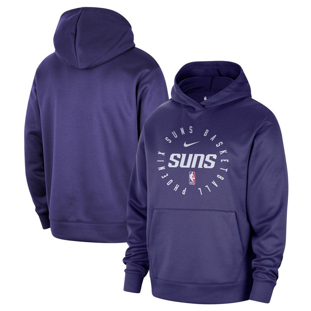 Nike Phoenix Suns 2024/25 Spotlight On-Court Practice Performance Pullover Hoodie Purple