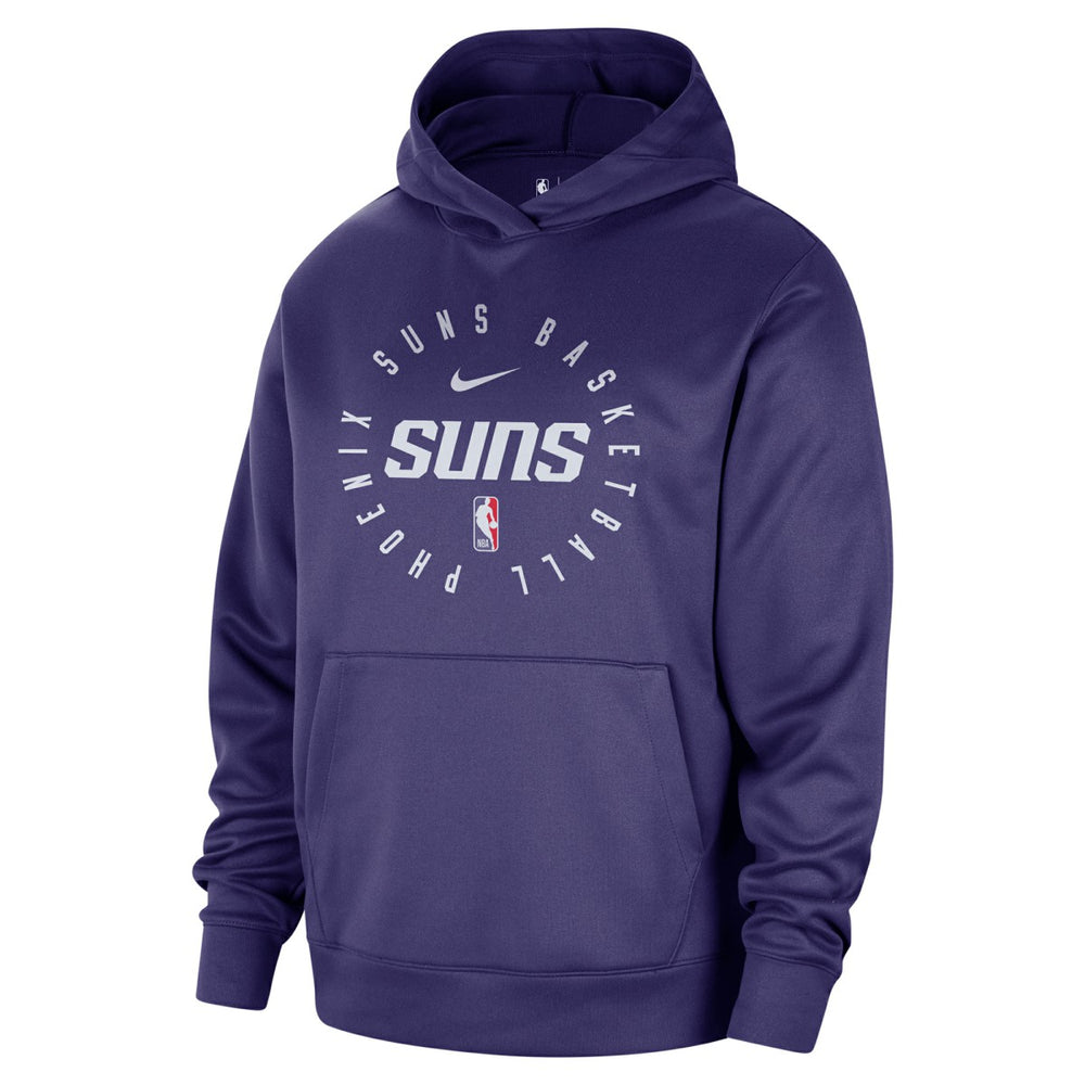 Nike Phoenix Suns 2024/25 Spotlight On-Court Practice Performance Pullover Hoodie Purple