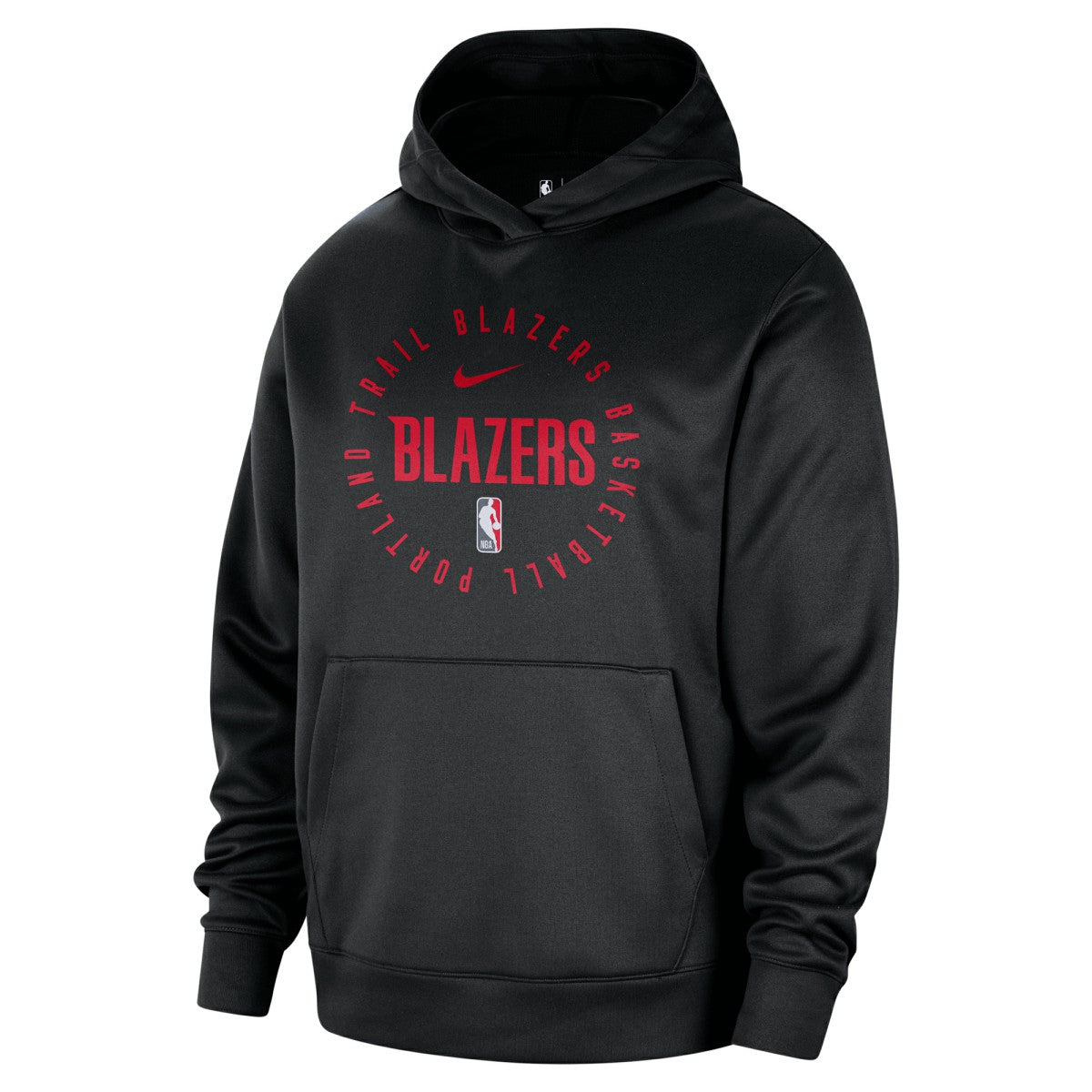 Nike Portland Trail Blazers 2024/25 Spotlight On-Court Practice Performance Pullover Hoodie Black