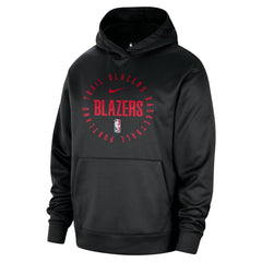 Nike Portland Trail Blazers 2024/25 Spotlight On-Court Practice Performance Pullover Hoodie Black