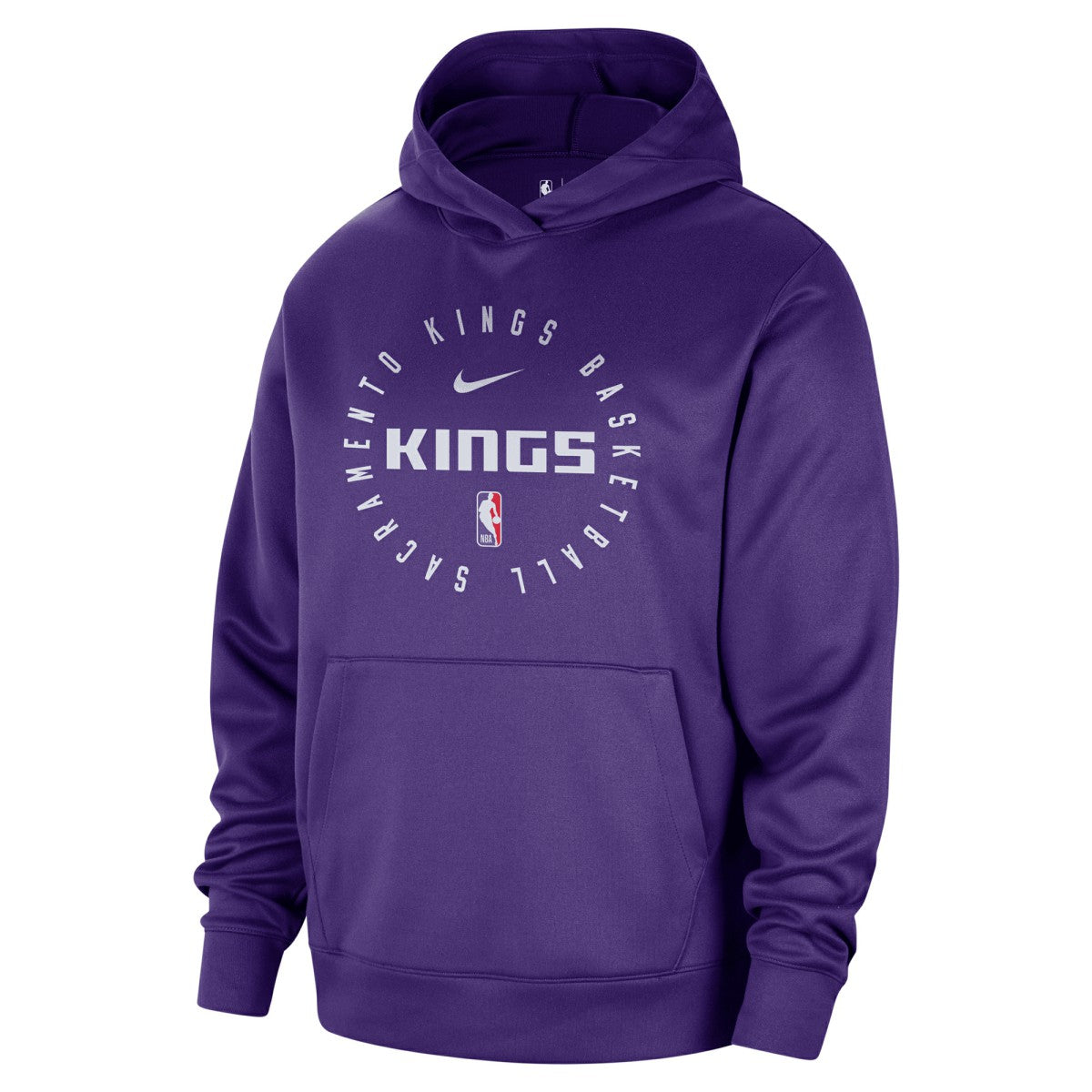 Nike Sacramento Kings 2024/25 Spotlight On-Court Practice Performance Pullover Hoodie Purple
