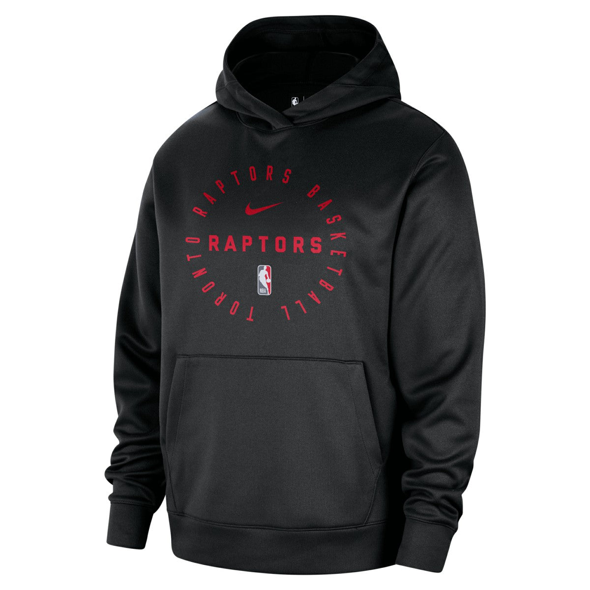 Nike Toronto Raptors 2024/25 Spotlight On-Court Practice Performance Pullover Hoodie Black