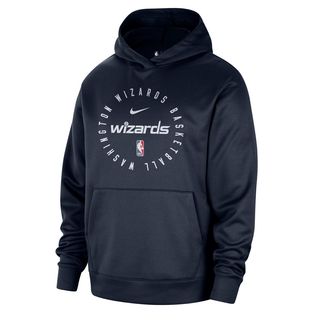 Nike Washington Wizards 2024/25 Spotlight On-Court Practice Performance Pullover Hoodie Navy