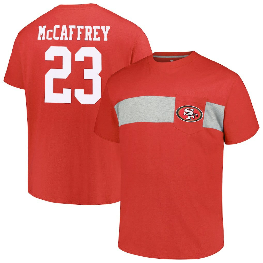 Christian McCaffrey San Francisco 49ers Big & Tall T-Shirt - Scarlet - Fanatics