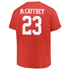 Christian McCaffrey San Francisco 49ers Big & Tall T-Shirt - Scarlet - Fanatics