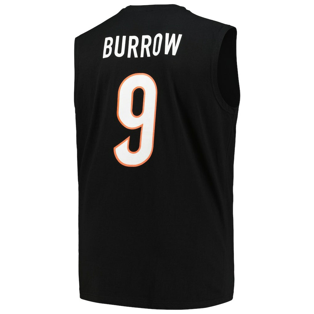 Joe Burrow Cincinnati Bengals Big & Tall Muscle Tank Top - Black - Fanatics