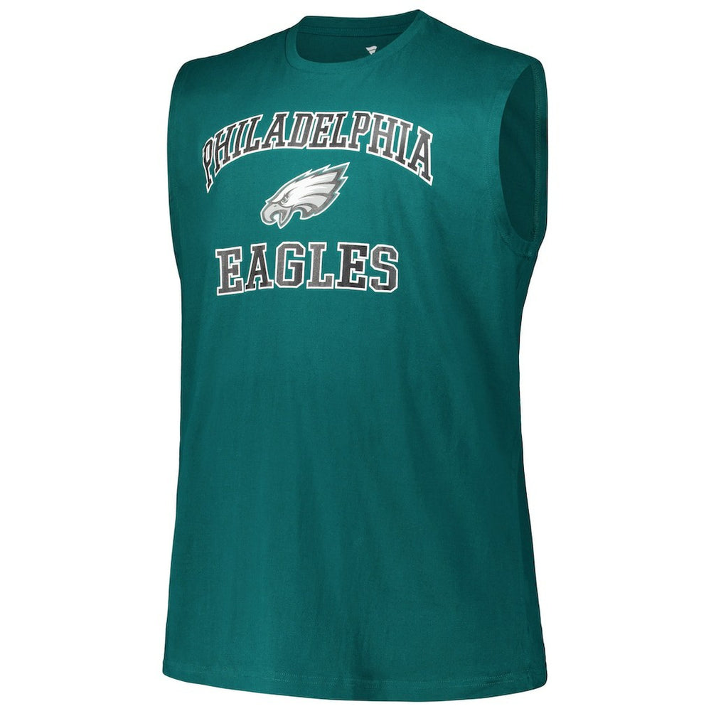 Jalen Hurts Philadelphia Eagles Big & Tall Muscle Tank Top - Midnight Green - Fanatics