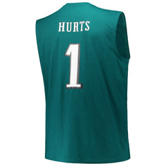 Jalen Hurts Philadelphia Eagles Big & Tall Muscle Tank Top - Midnight Green - Fanatics