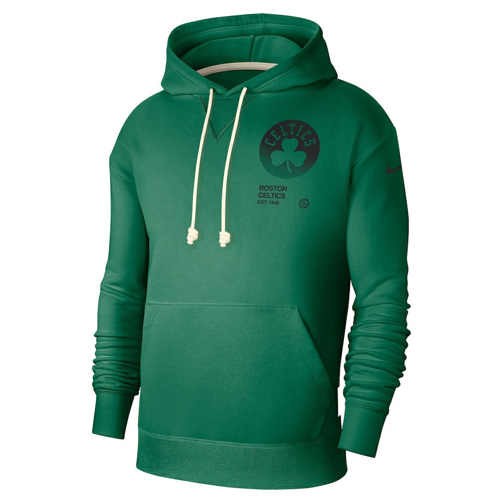 Nike Boston Celtics Courtside Standard Issue Premium Performance Pullover Hoodie Kelly Green