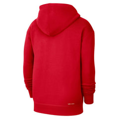 Nike Atlanta Hawks Courtside Standard Issue Premium Performance Pullover Hoodie Red