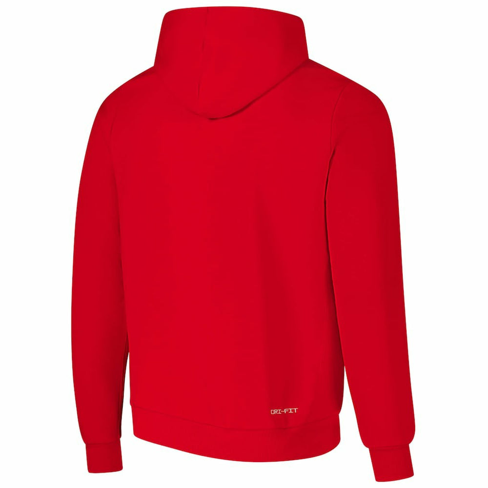 Nike Chicago Bulls Courtside Standard Issue Premium Performance Pullover Hoodie Red