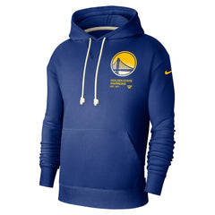 Nike Golden State Warriors Courtside Standard Issue Premium Performance Pullover Hoodie Royal