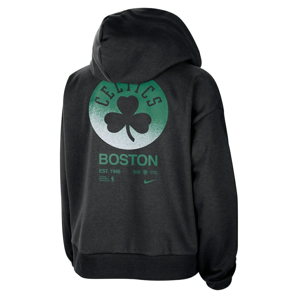 Nike Boston Celtics Women's Courtside Standard Issue Performance Pullover Hoodie Black