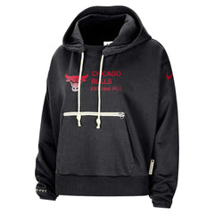 Nike Chicago Bulls Women's Courtside Standard Issue Performance Pullover Hoodie Black
