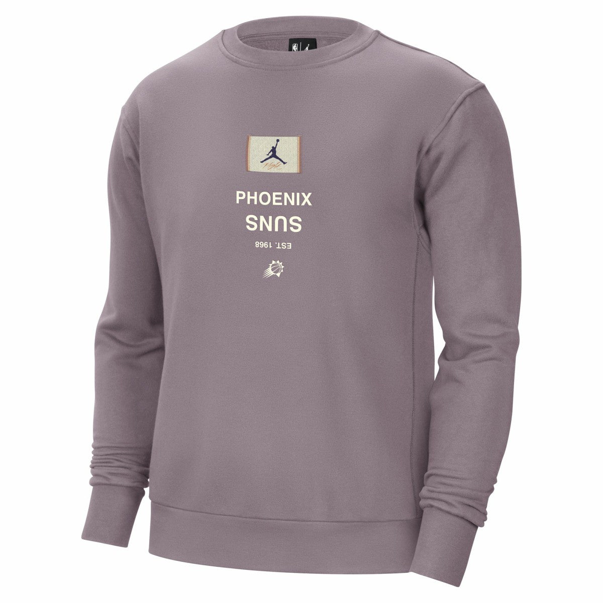Phoenix Suns Jordan Brand Courtside Statement Edition Heavyweight Pullover Sweatshirt Purple